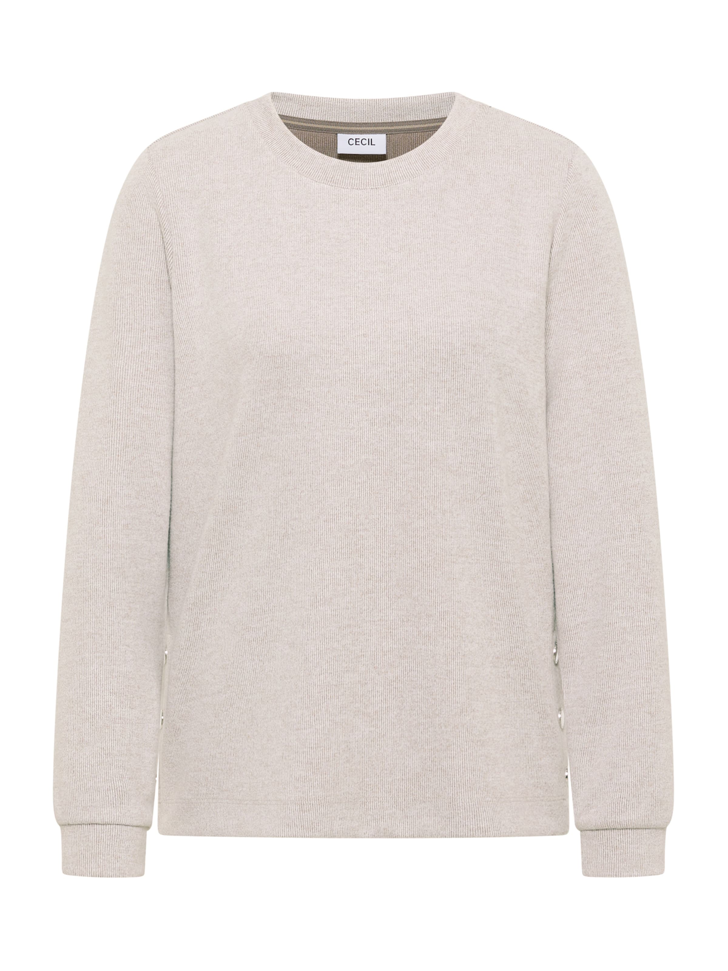 CECIL Sweatshirt in Beige: Vorderseite