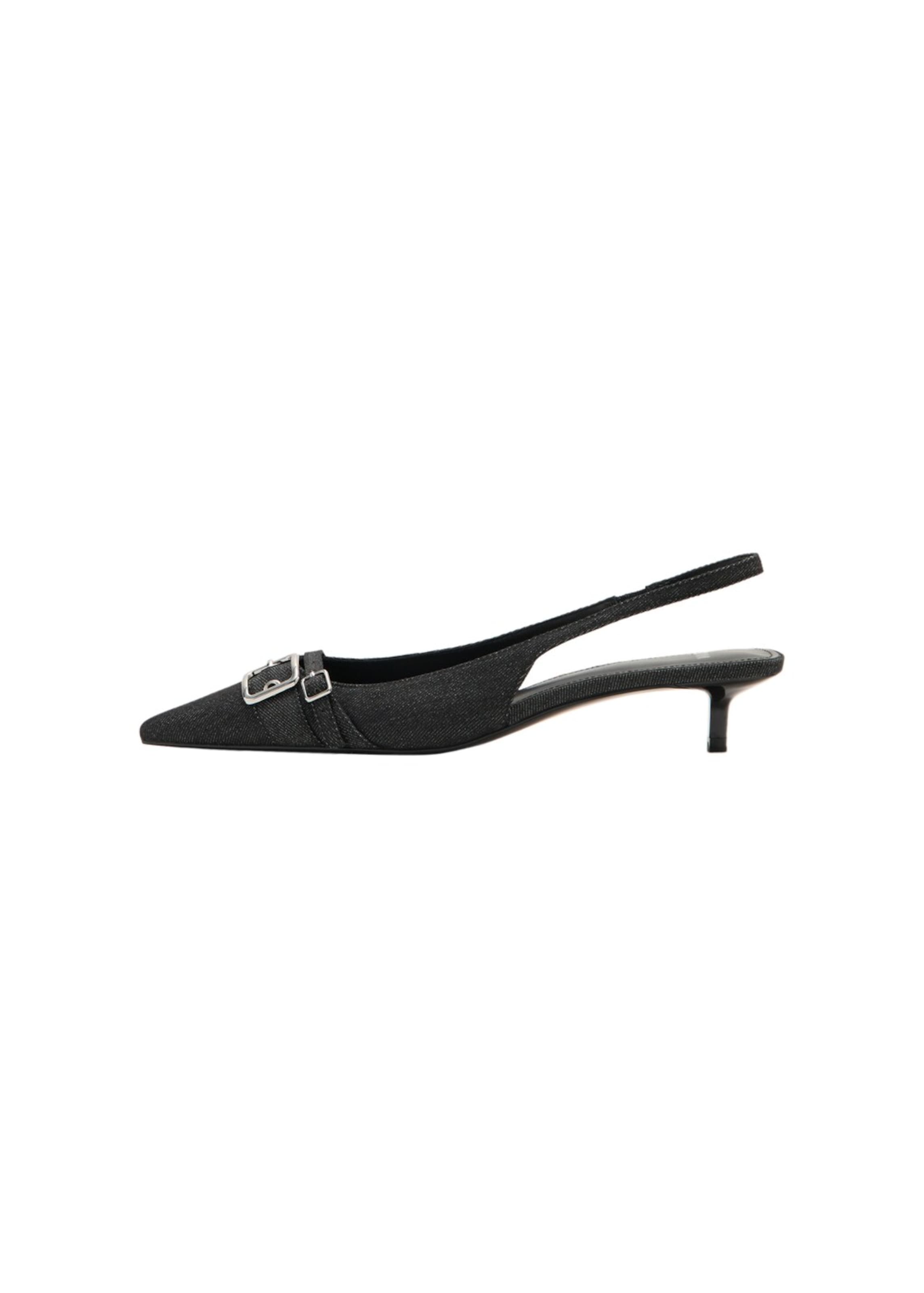 MANGO Slingback Pumps 'Mecha' in Blue: front