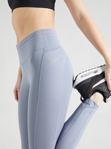Skinny Pantalon de sport 'Epic Fast' NIKE en bleu
