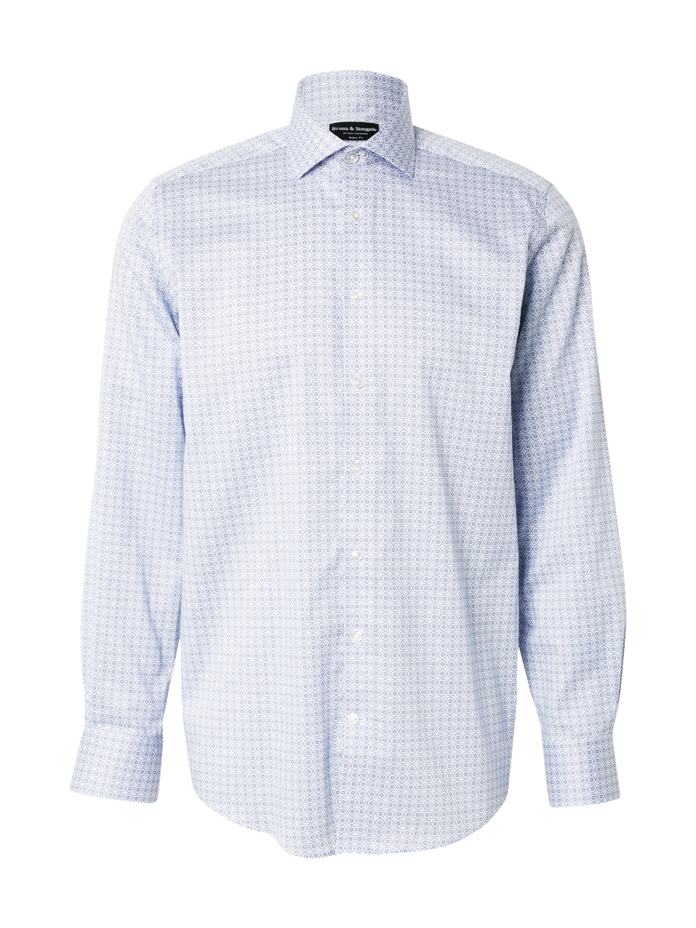 Regular fit Cămașă 'Fabian' de la Bruun & Stengade pe albastru: față