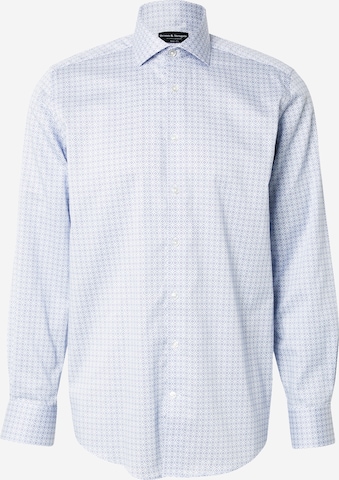 Bruun & Stengade Regular Fit Paita 'Fabian' värissä sininen: etupuoli
