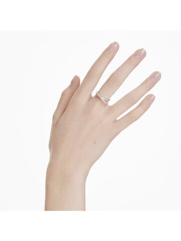 Swarovski Ring in Silber: Vorderseite
