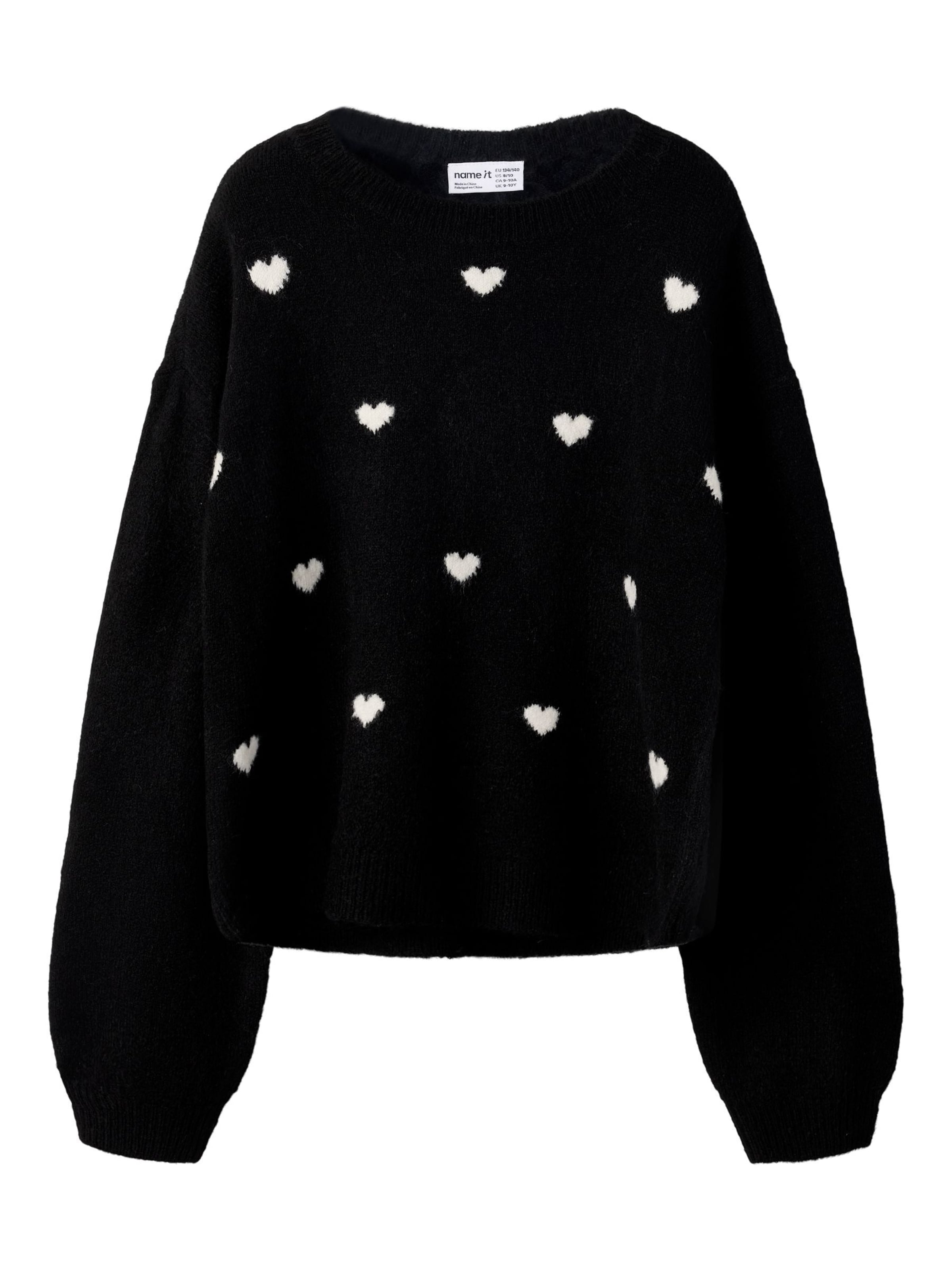 NAME IT - Jersey en negro: frente