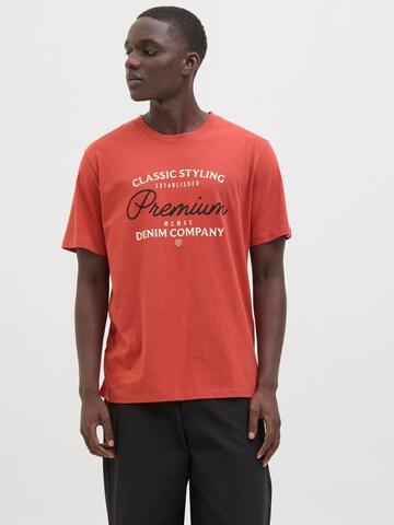 JACK & JONES Shirt in Rood: voorkant