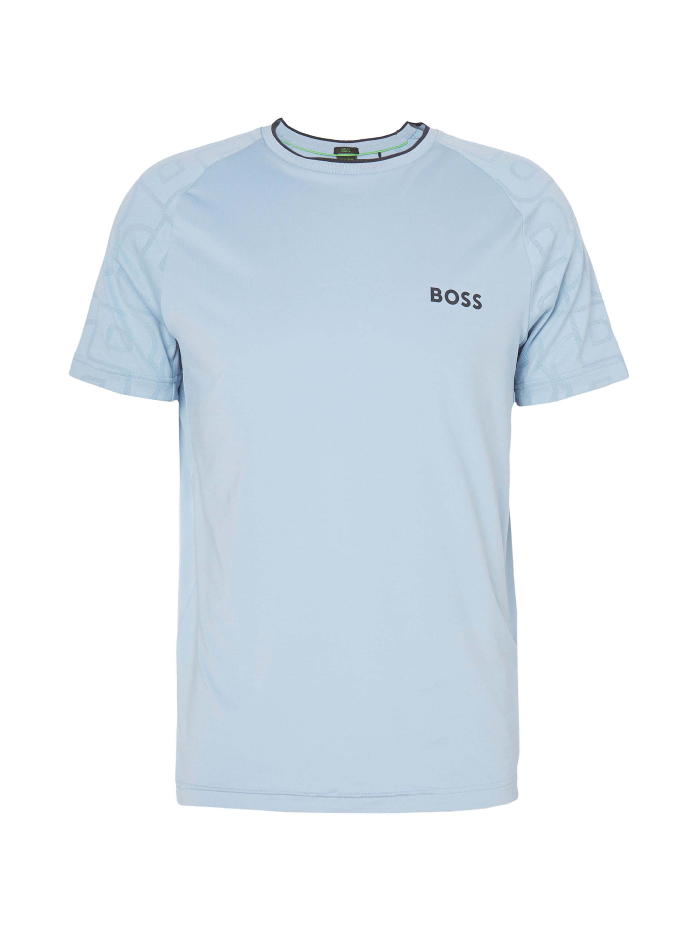 BOSS Majica | modra barva: sprednja stran