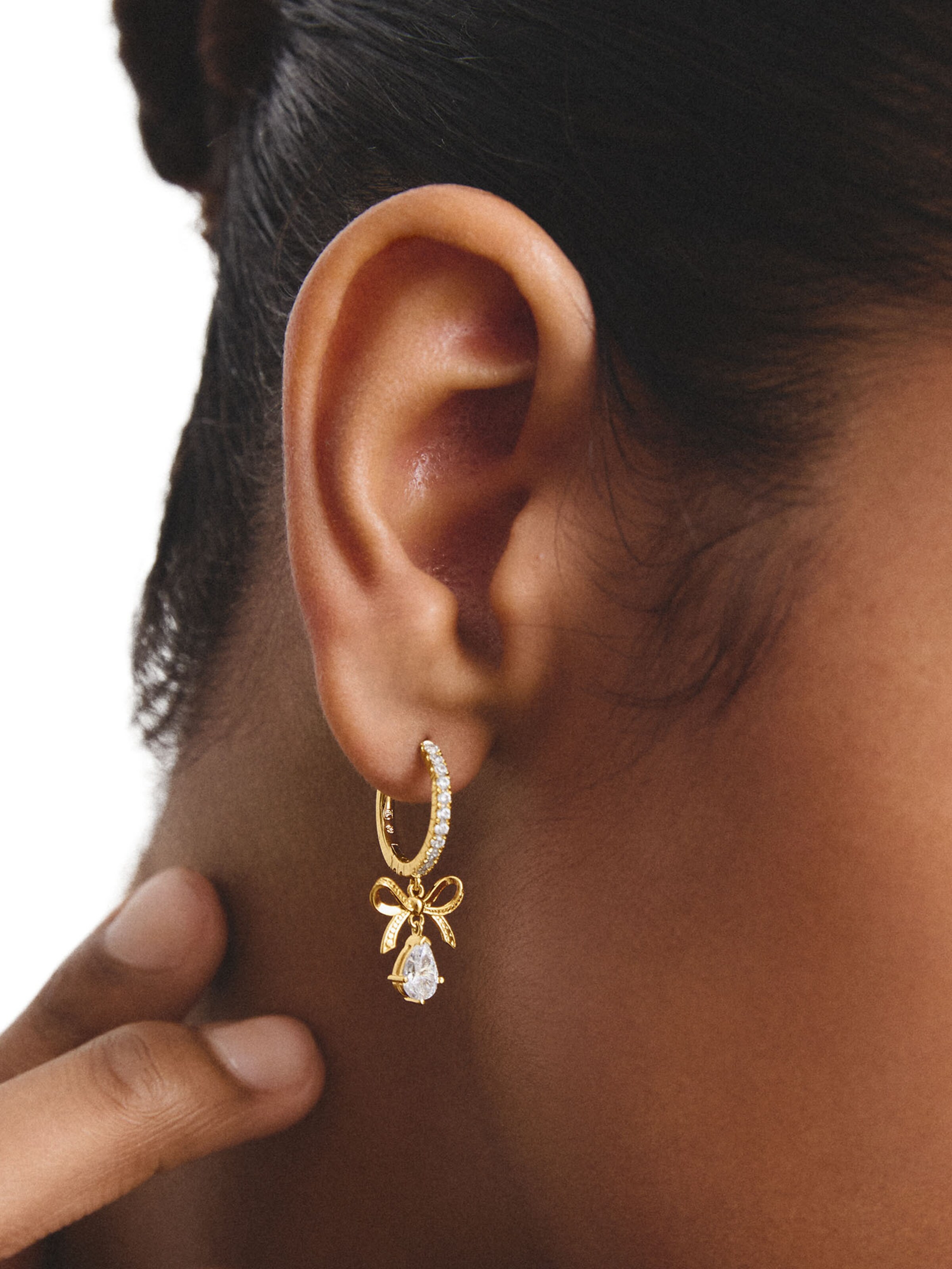 Thomas Sabo Earrings in Yellow: front