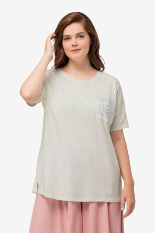 T-shirt oversize Ulla Popken en blanc : devant