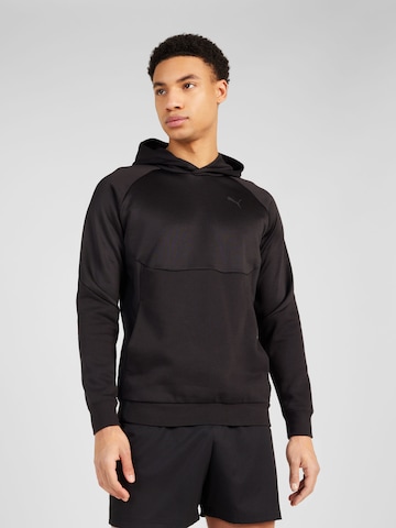 Sweat-shirt PUMA en noir : devant