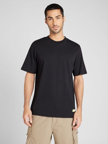 JACK & JONES Shirt 'THREAD PHOTO' in Black