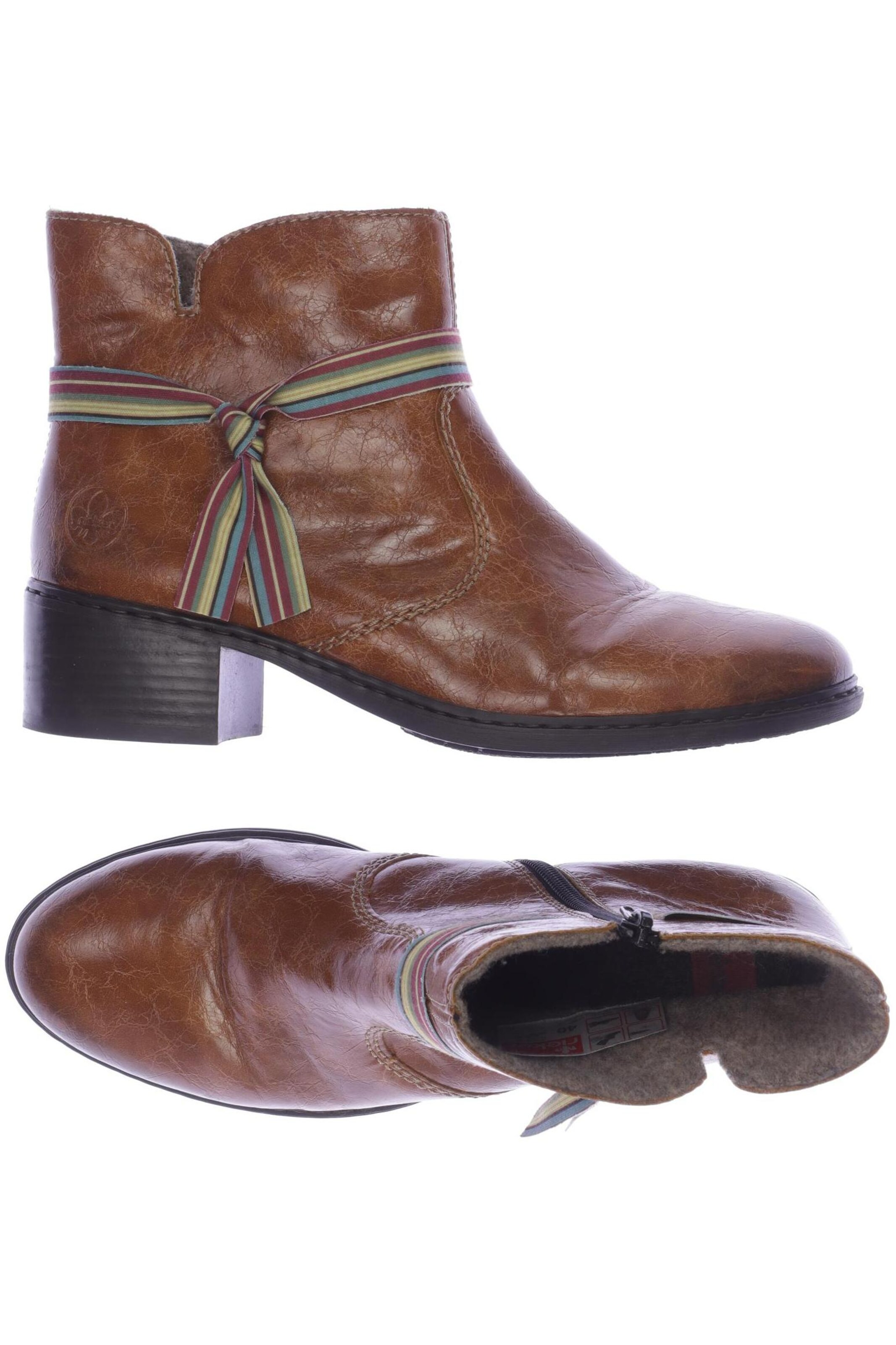 Rieker Dress Boots in 40 in Brown: front