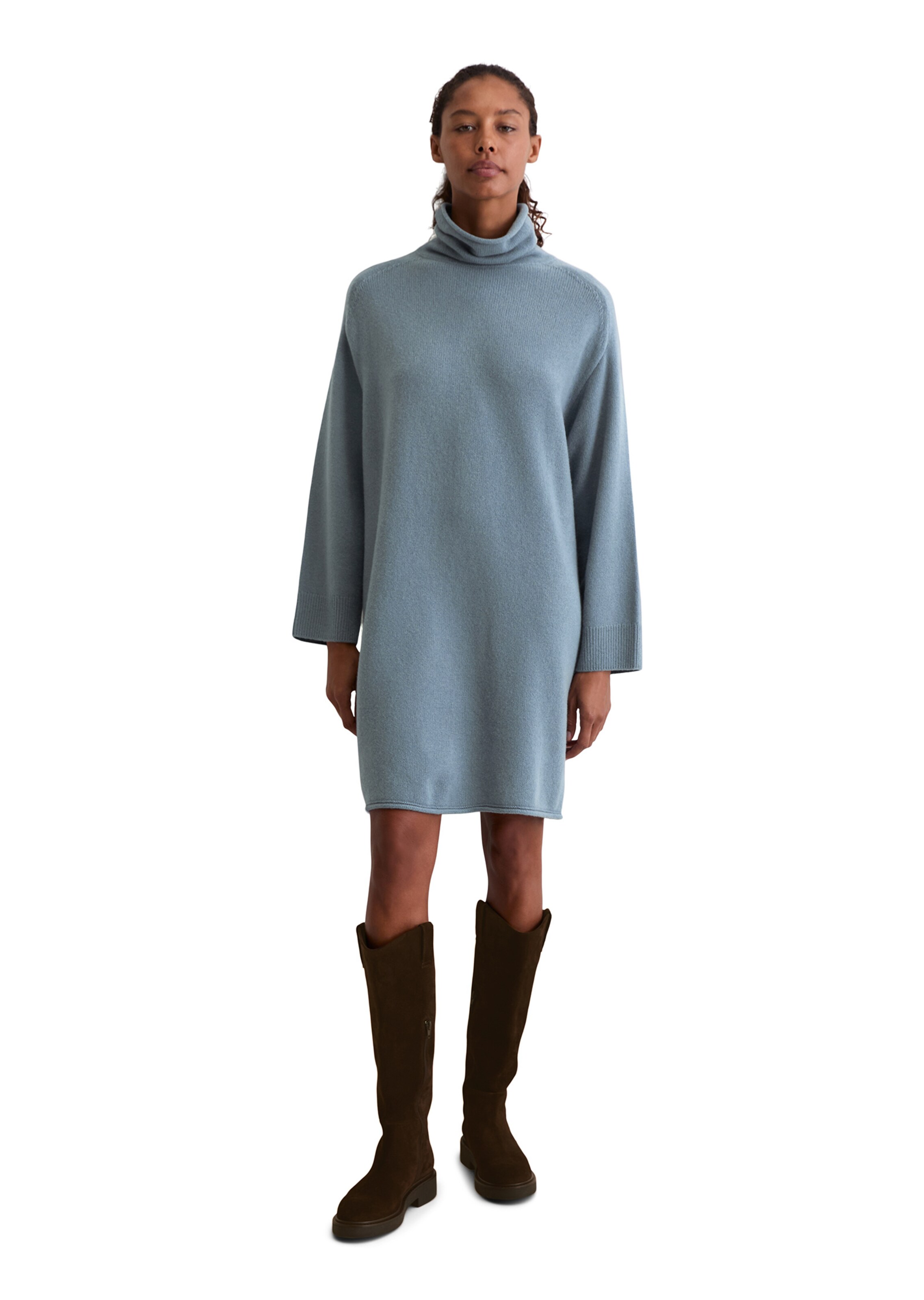 Marc O'Polo Gebreide jurk in Blauw