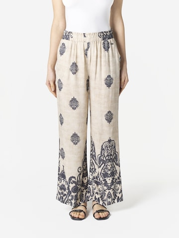 KOROSHI Широкий Штаны в Белый: спереди