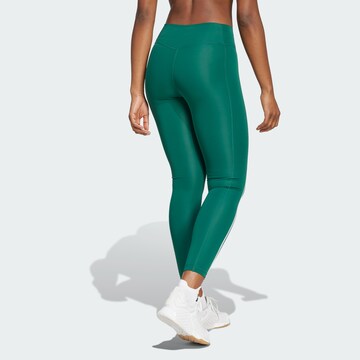 ADIDAS PERFORMANCE Skinny Sports trousers 'Optime Heritage' in Green