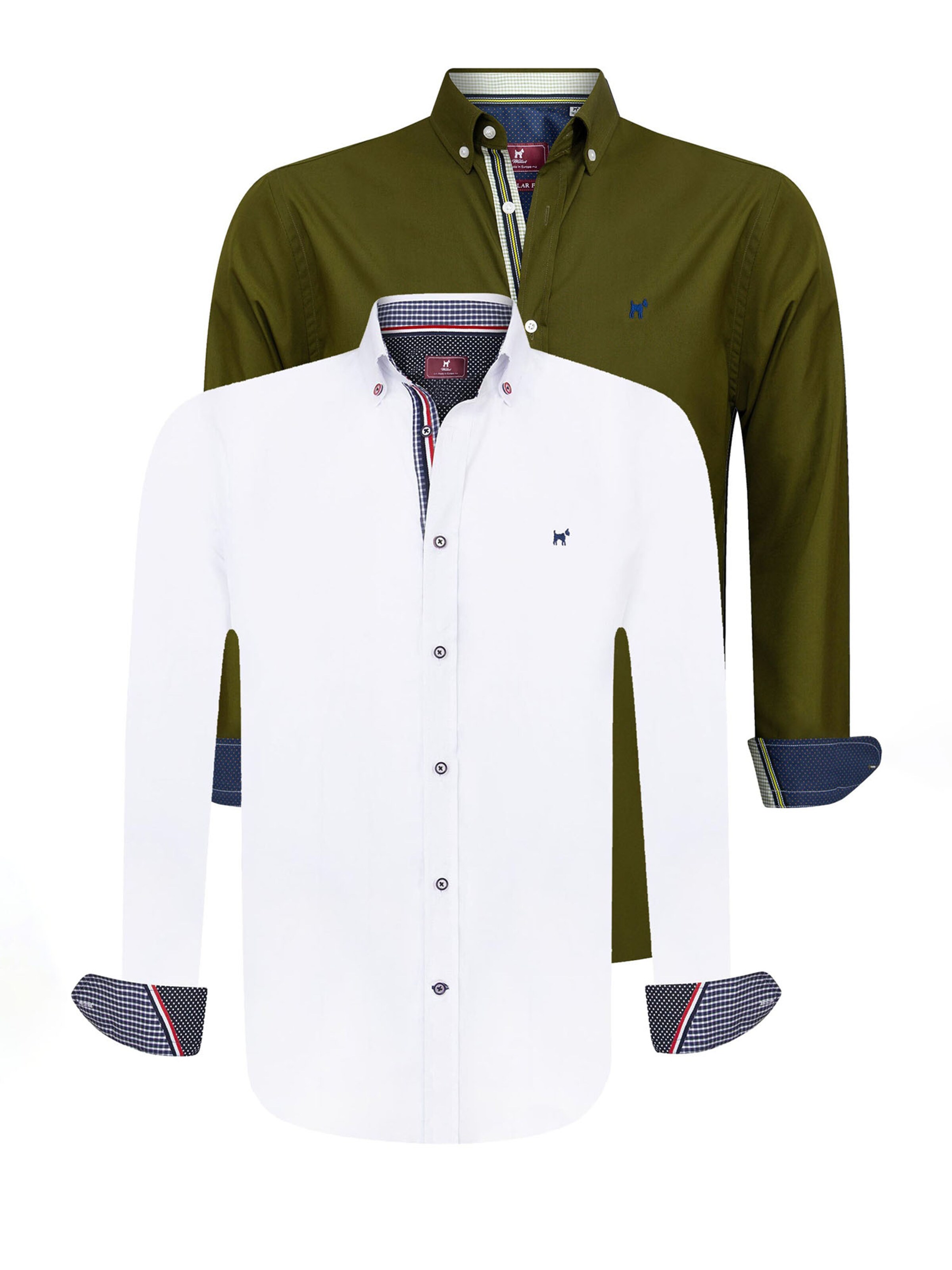 Williot Rovný strih Košeľa - Zelená: predná strana