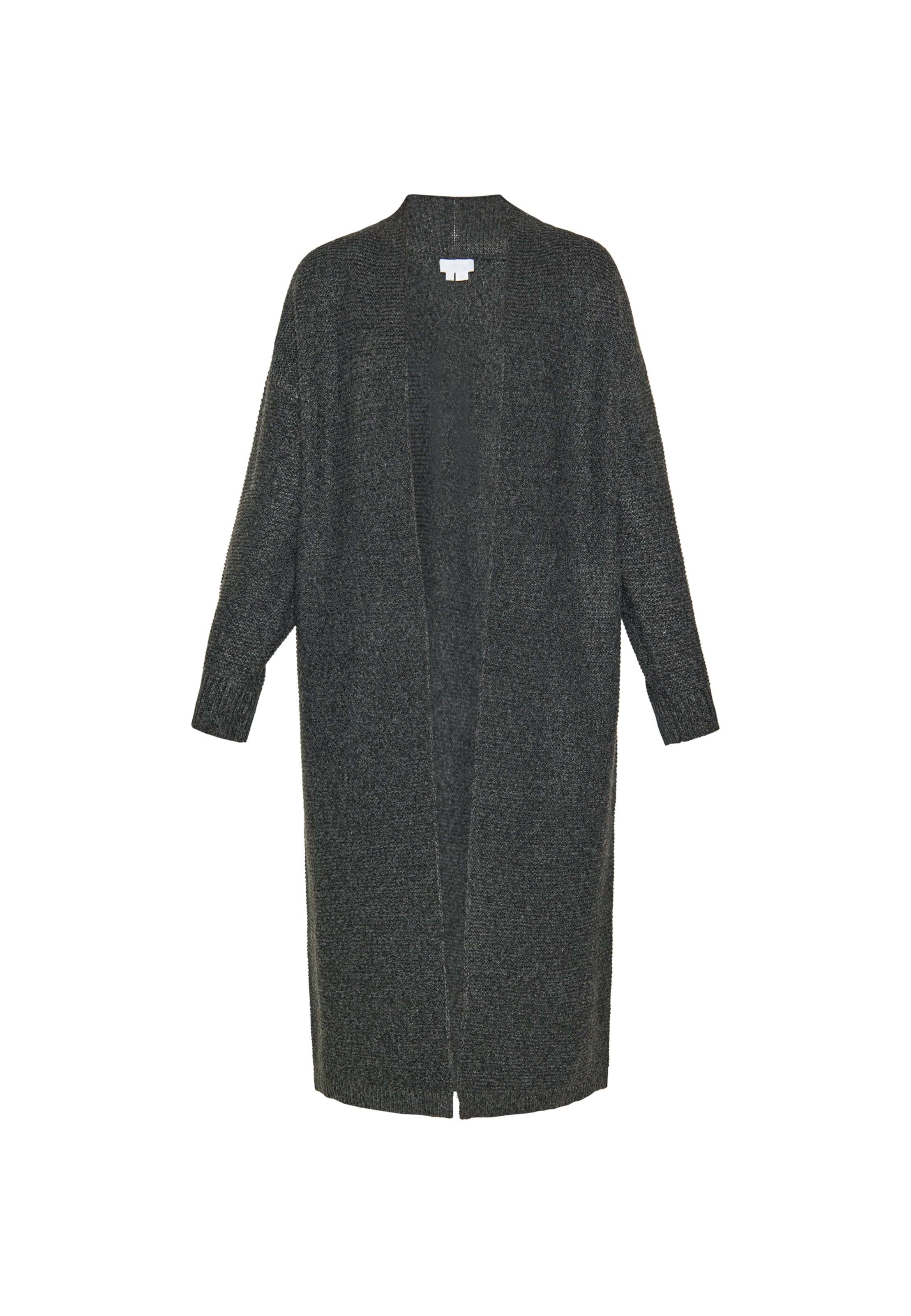 usha WHITE LABEL Πλεκτή ζακέτα 'Classic' σε γκρι: μπροστά