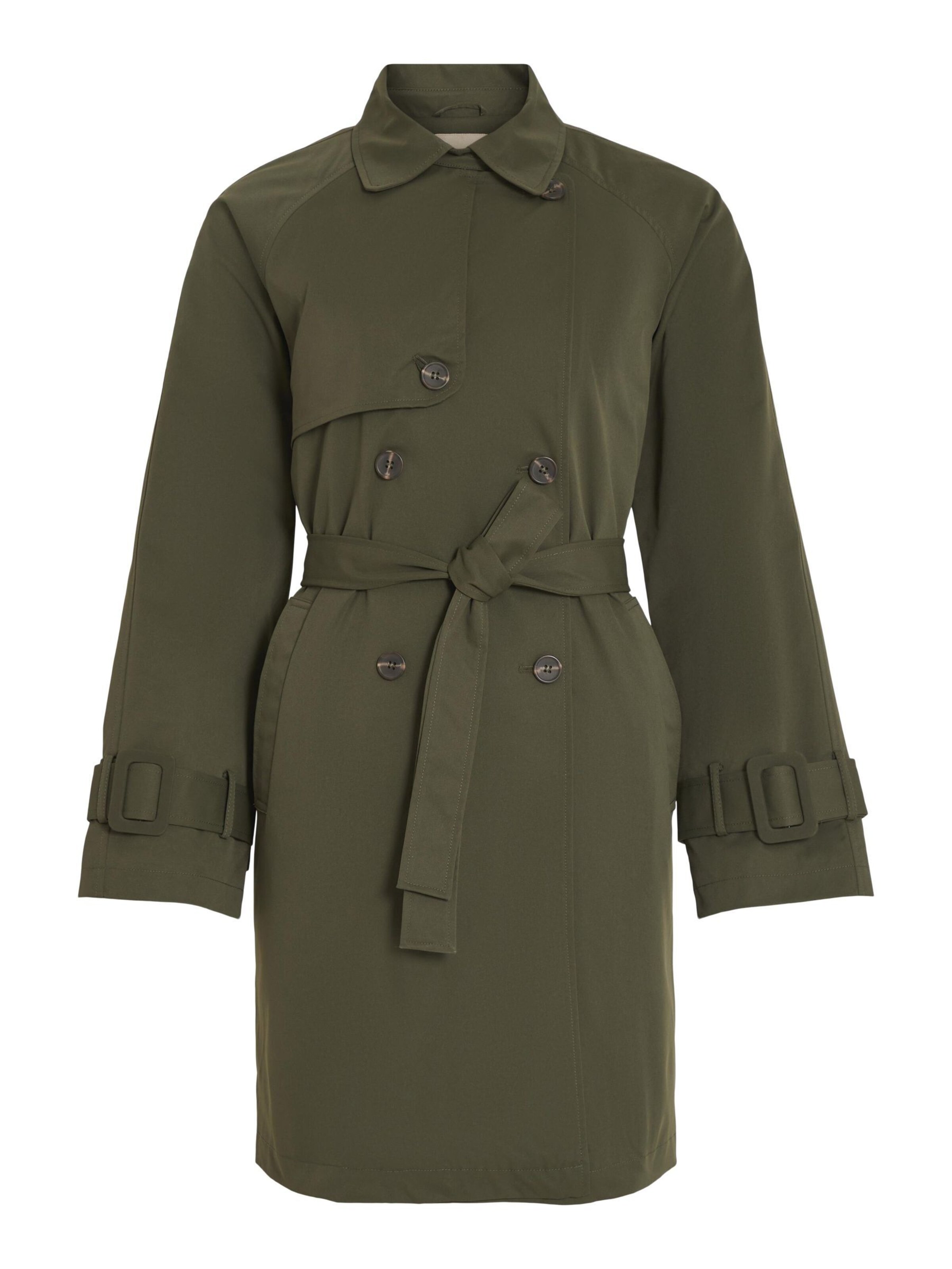 Manteau mi-saison VILA en vert : devant