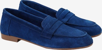 Desa Mokassin 'Slip-Ons' in Blau: Vorderseite
