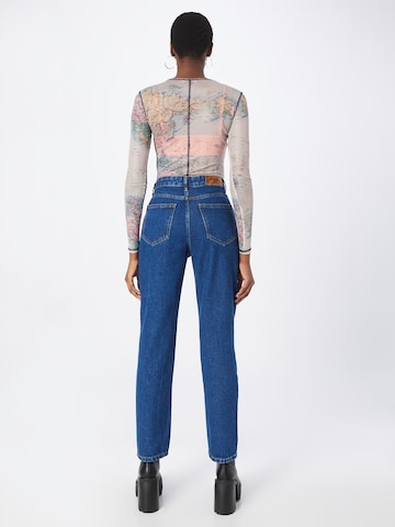 Nasty Gal Tapered Jeans in Blue