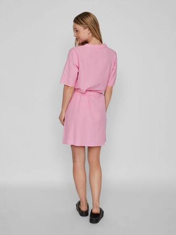 VILA Shirt Dress 'Prisilla' in Pink