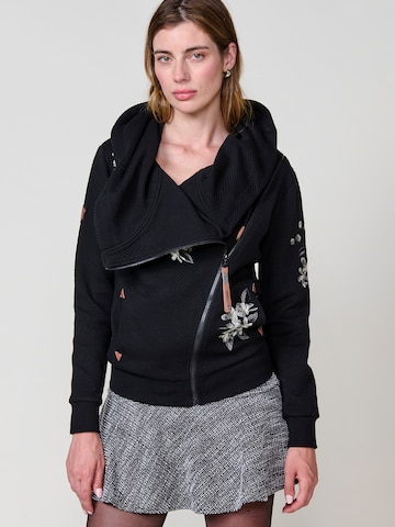 KOROSHI Sweatshirt in Schwarz: Vorderseite