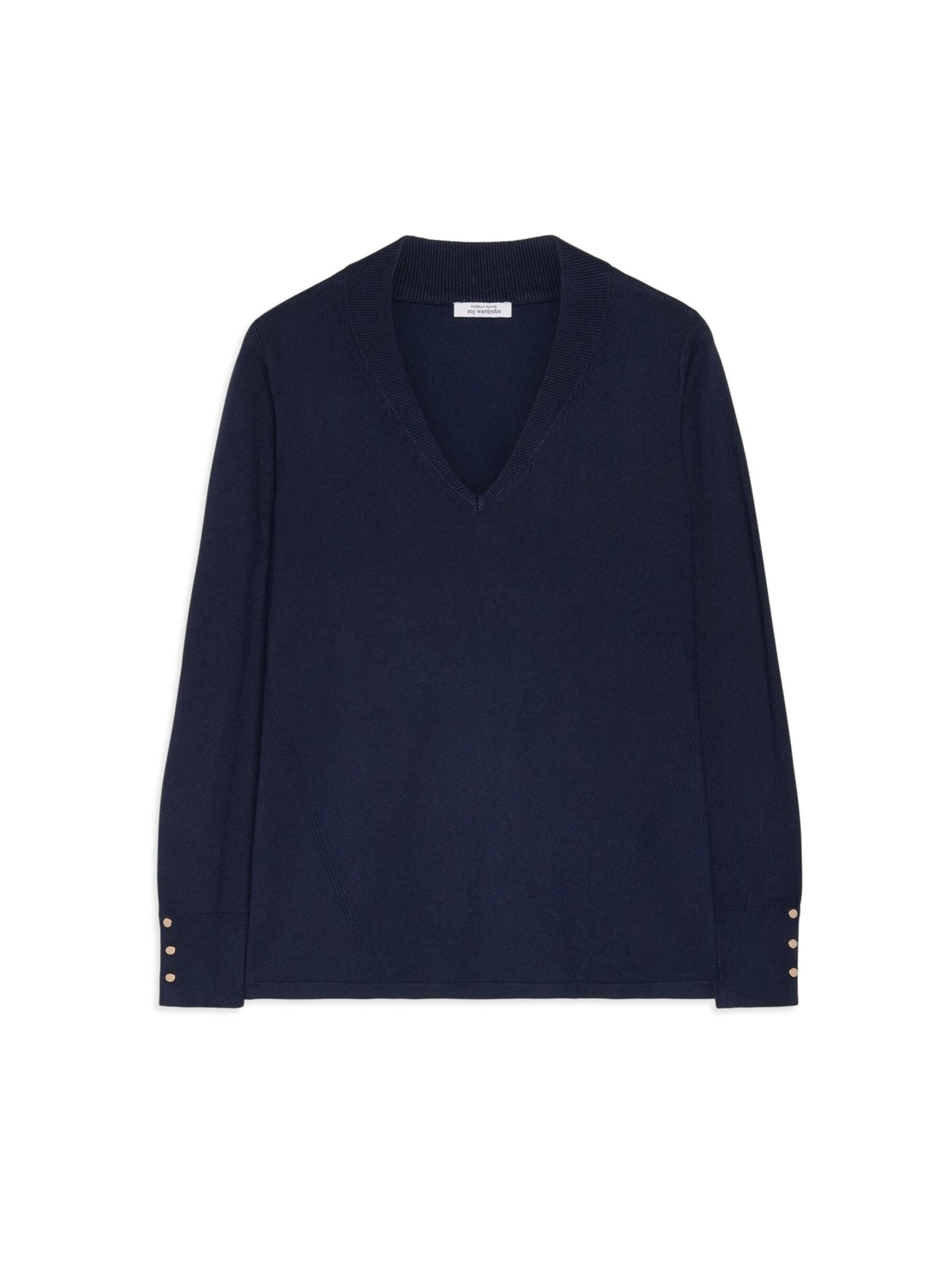 Pullover di Fiorella Rubino in blu: frontale