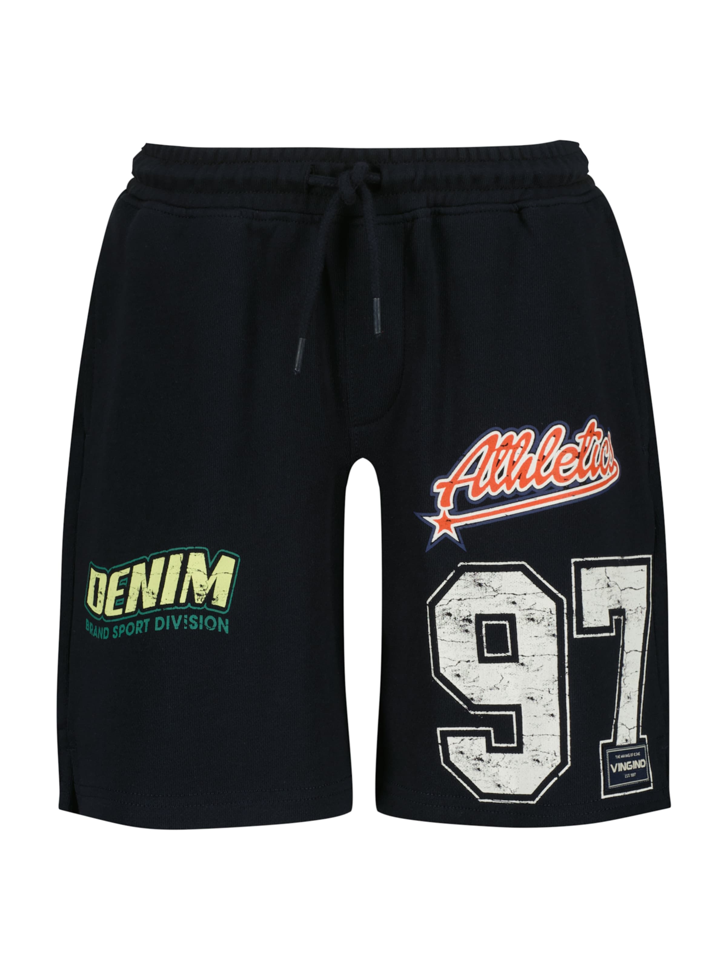 VINGINO Normální Kalhoty 'Riget' – černá: přední strana