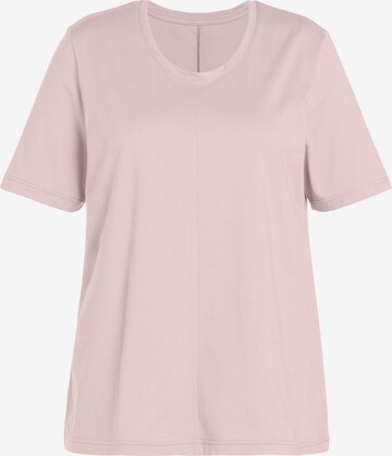 T-shirt Ulla Popken en rose : devant