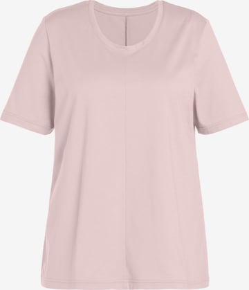 Ulla Popken Shirt  (GOTS) in Pink: predná strana