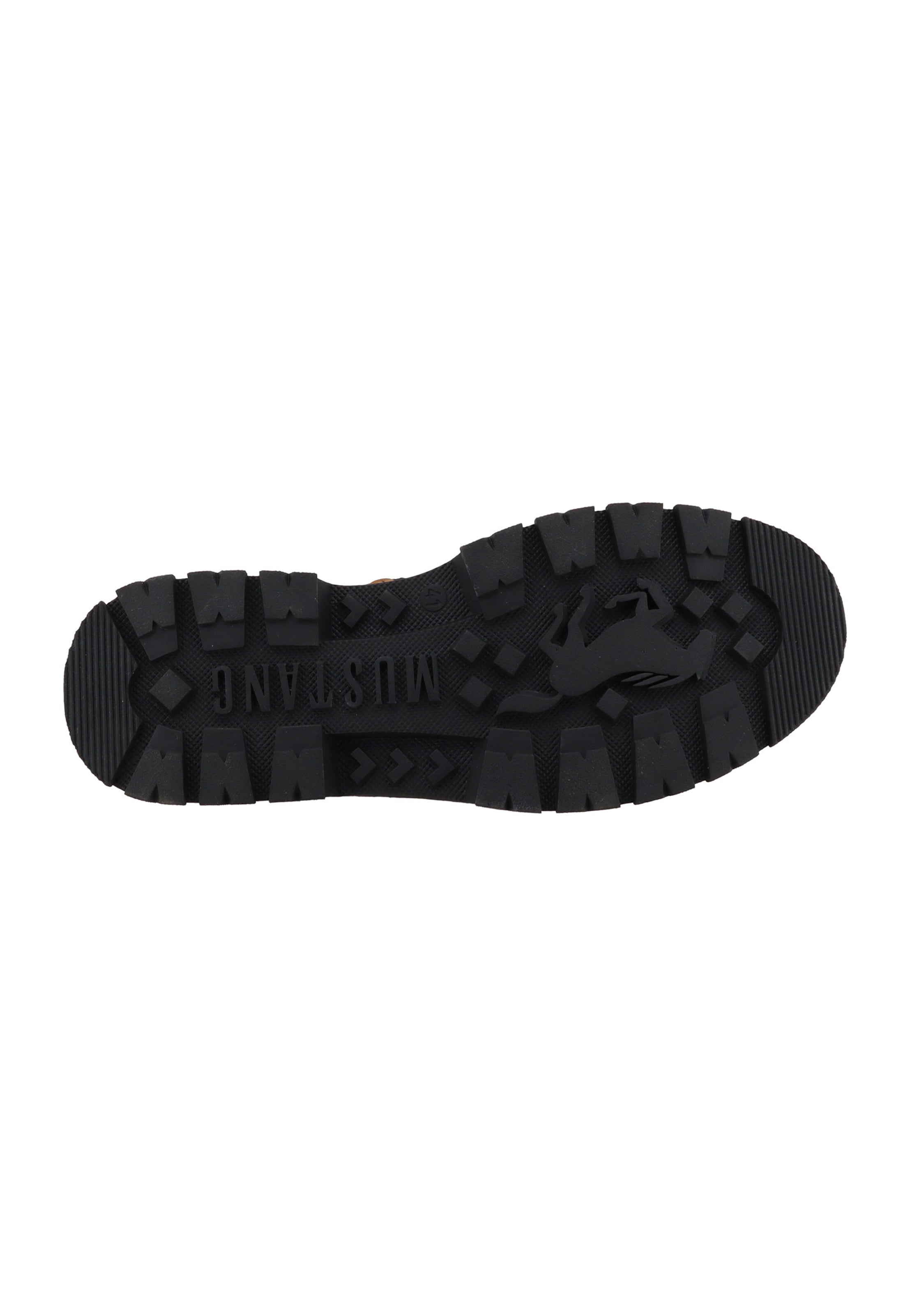 MUSTANG - Botas com atacadores em bege