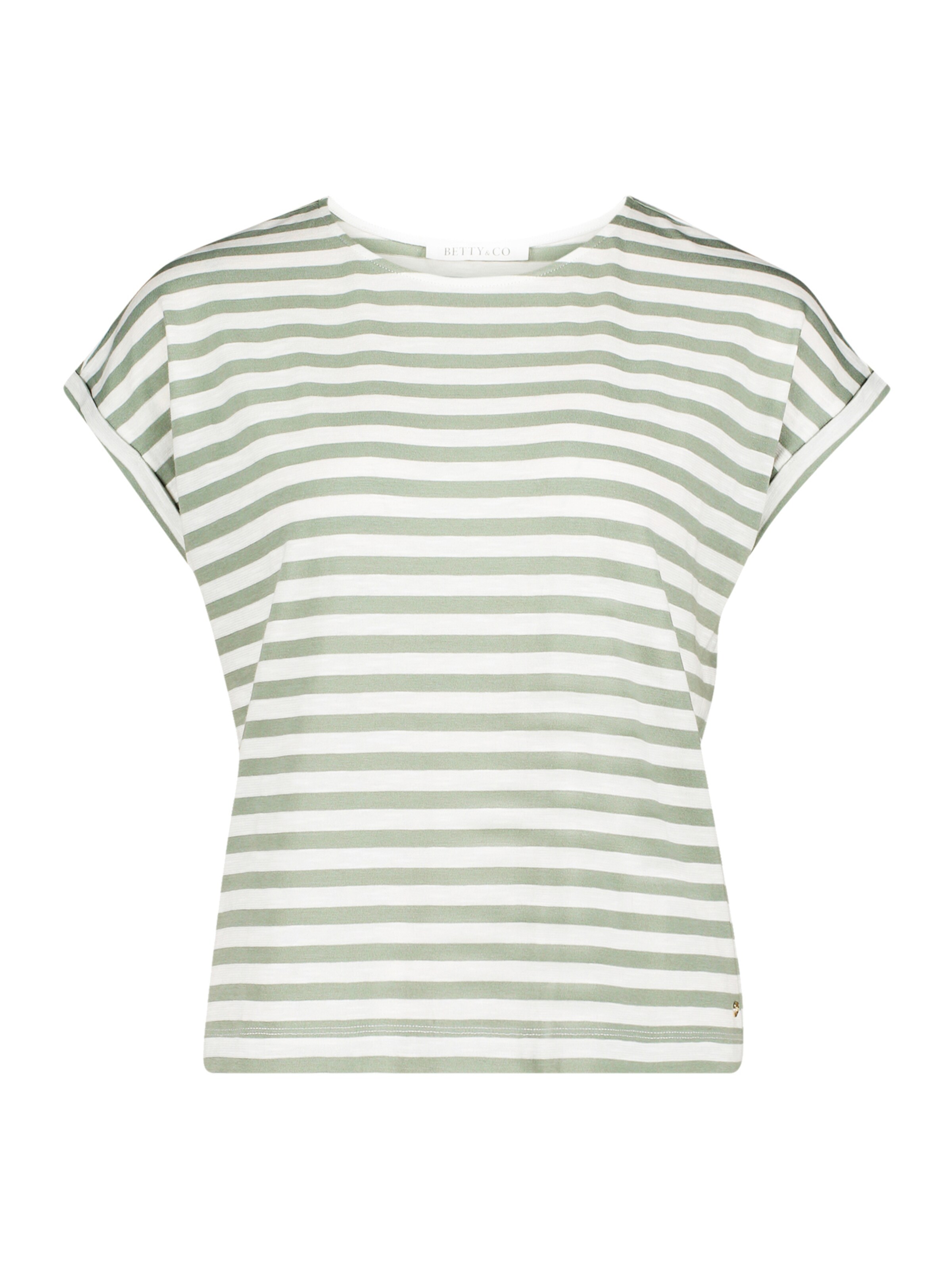 T-shirt Betty & Co en blanc : devant