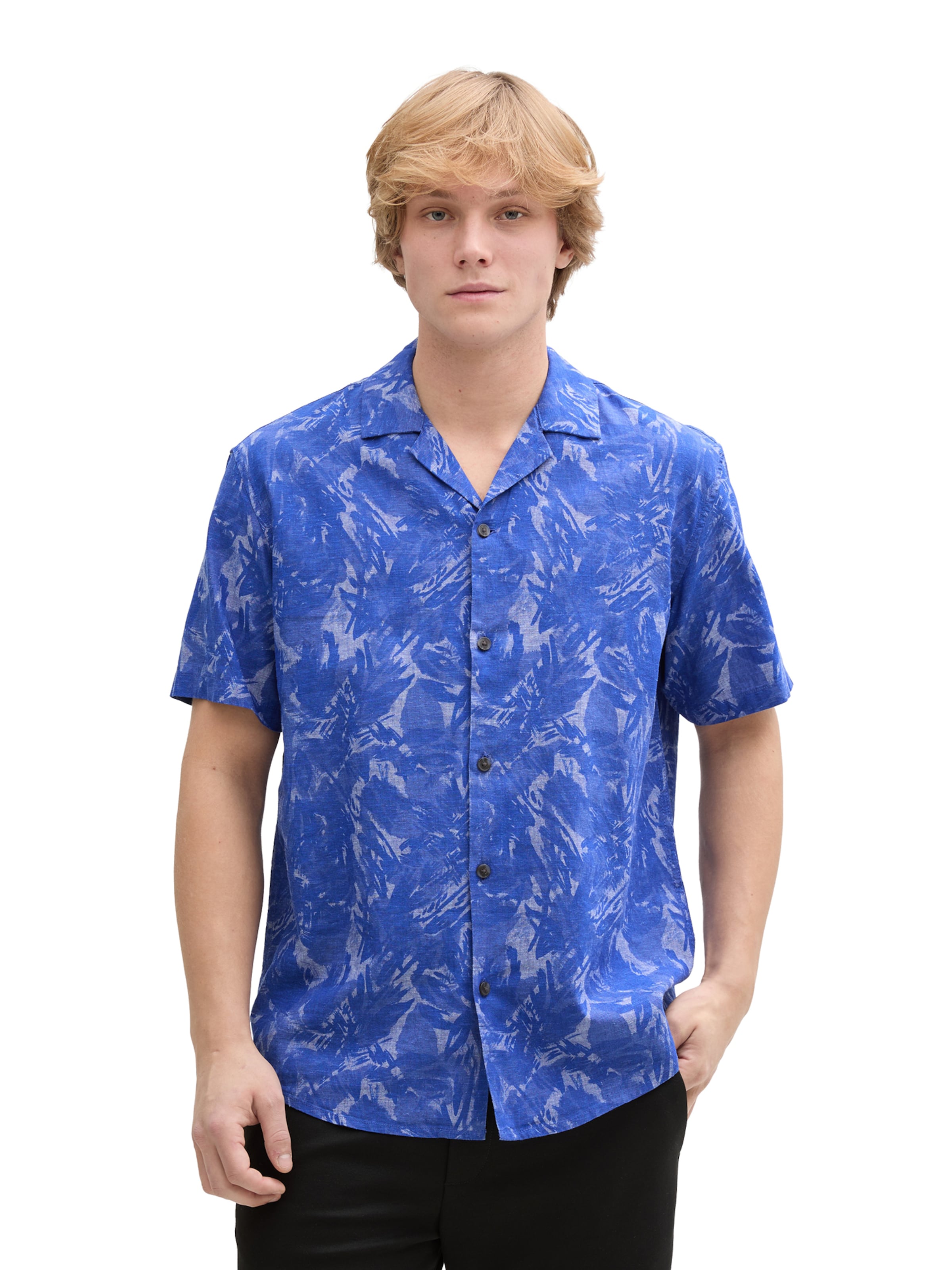 TOM TAILOR DENIMComfort Fit Košulja - plava boja: prednji dio