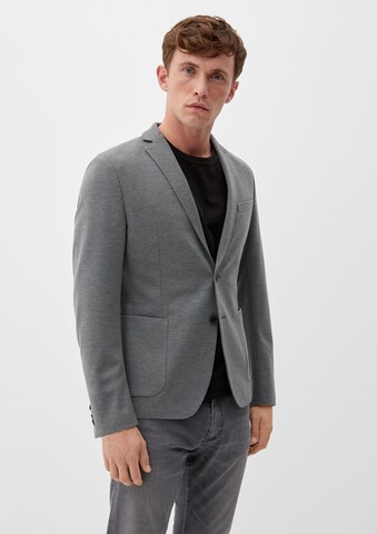 s.Oliver BLACK LABEL Slim fit Suit Jacket in Grey: front