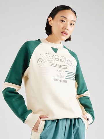 ELLESSE Sweatshirt 'Norina' i vit: framsida