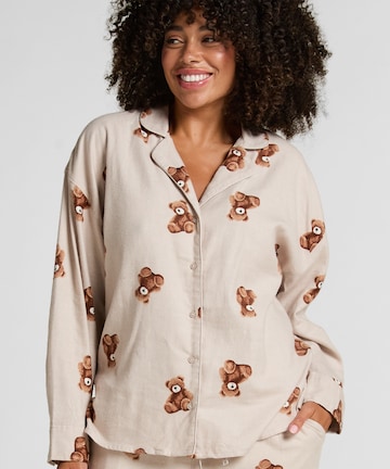 Pyjama Hunkemöller en beige : devant