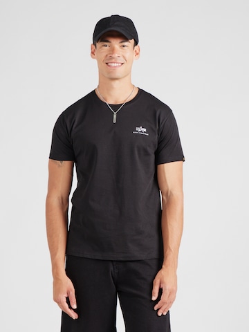 ALPHA INDUSTRIES Koszulka w kolorze czarny: przód