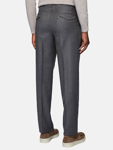 Coupe slim Pantalon à plis Boggi Milano en gris