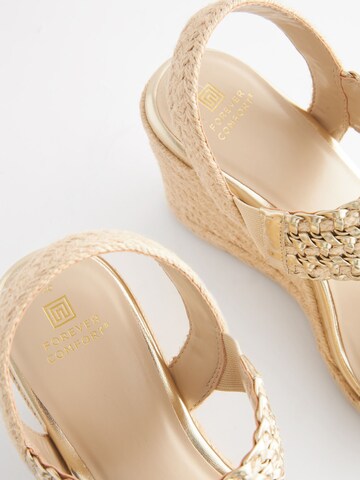 Sandalo 'Forever Comfort®' di Next in oro