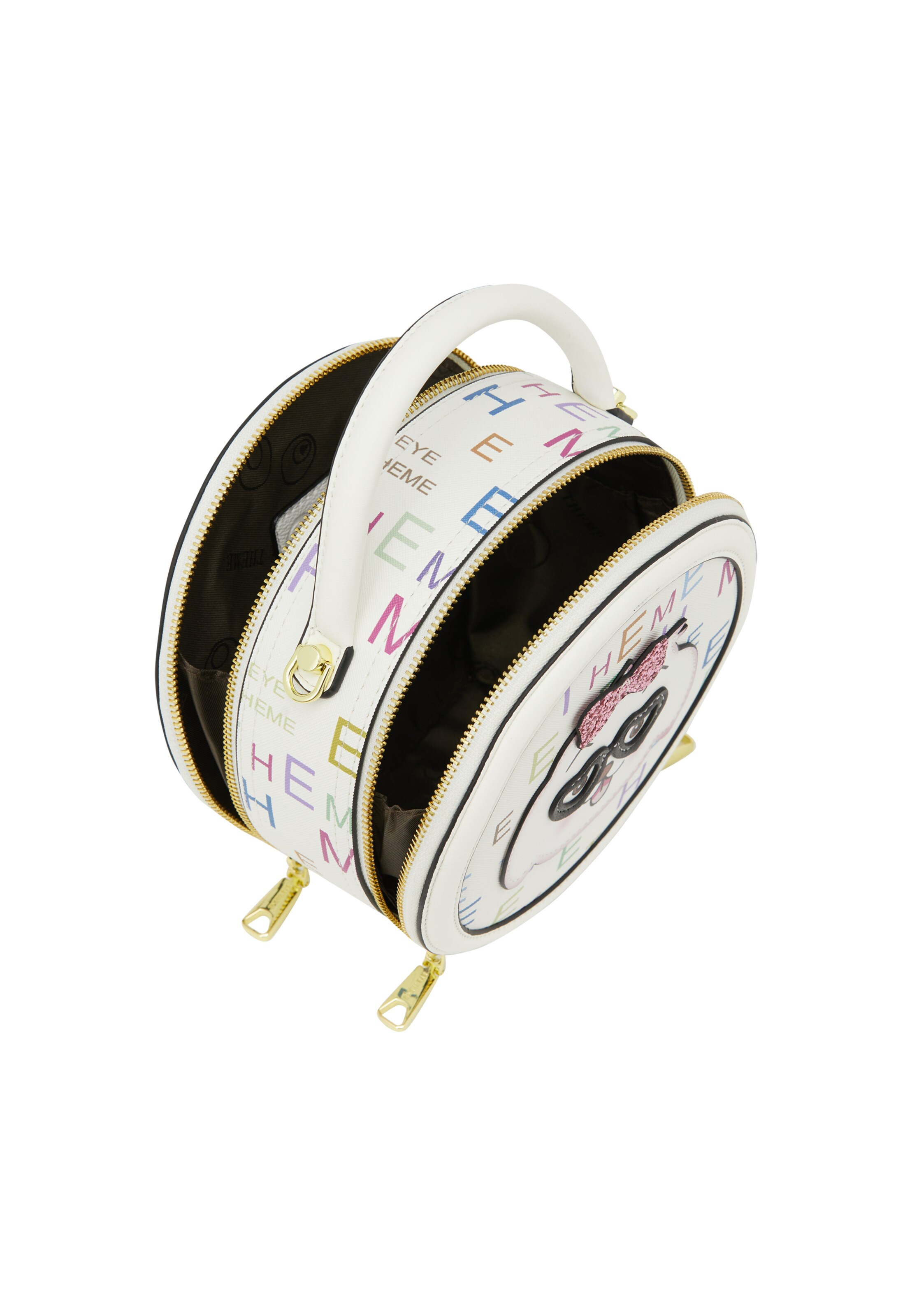 MYMO Handbag 'Pop Eyetheme' in White