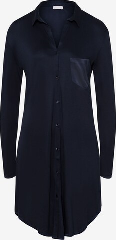 Chemise de nuit ' Grand Central ' Hanro en bleu : devant