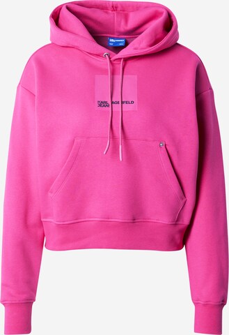 rozā KARL LAGERFELD JEANS Sportisks džemperis: no priekšpuses
