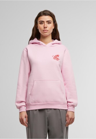 Felpa 'Lucky Cherry' di Miss Tee in rosa: frontale