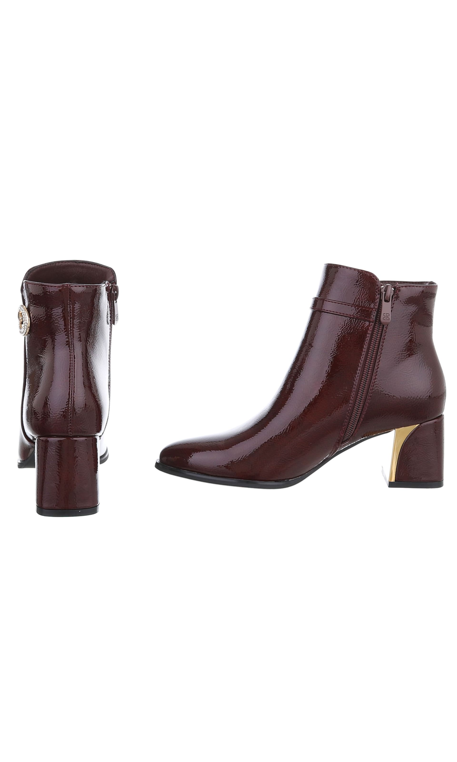 Ital-Design Stiefelette in Rot