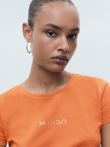 MANGO T-shirt i orange
