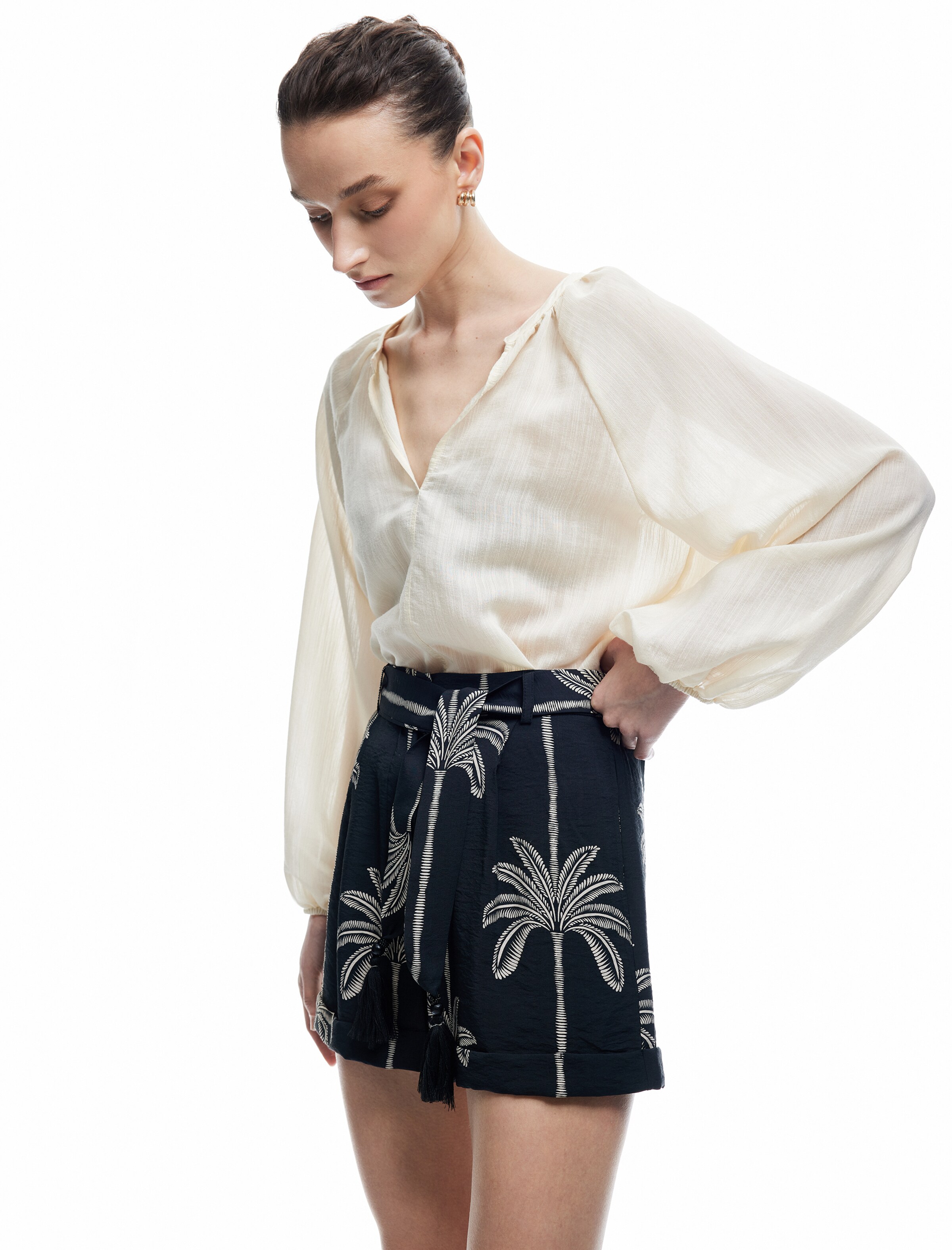 Koton Regular Trousers in Black: front