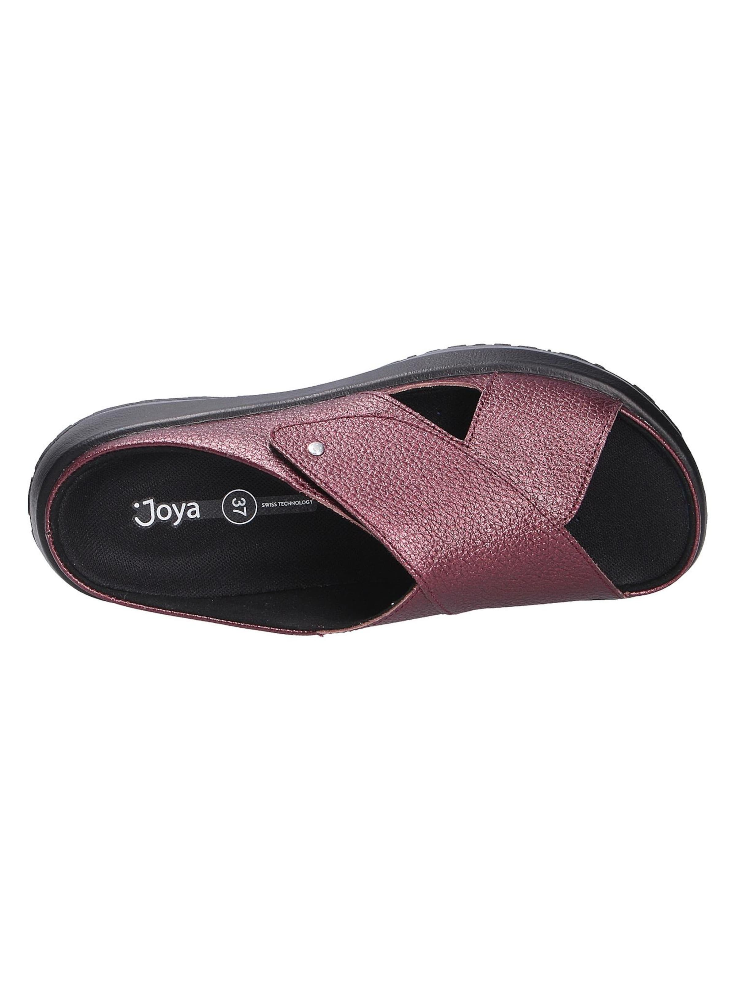 Joya Mules 'Alicante W' in Red