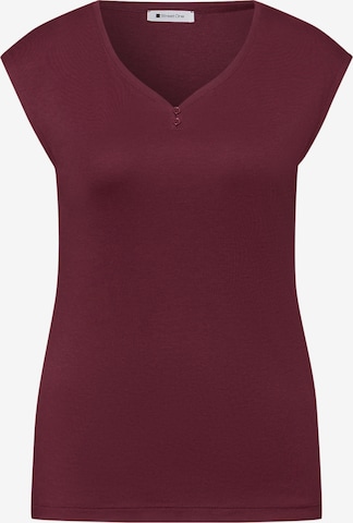 STREET ONE Shirt in Red: front