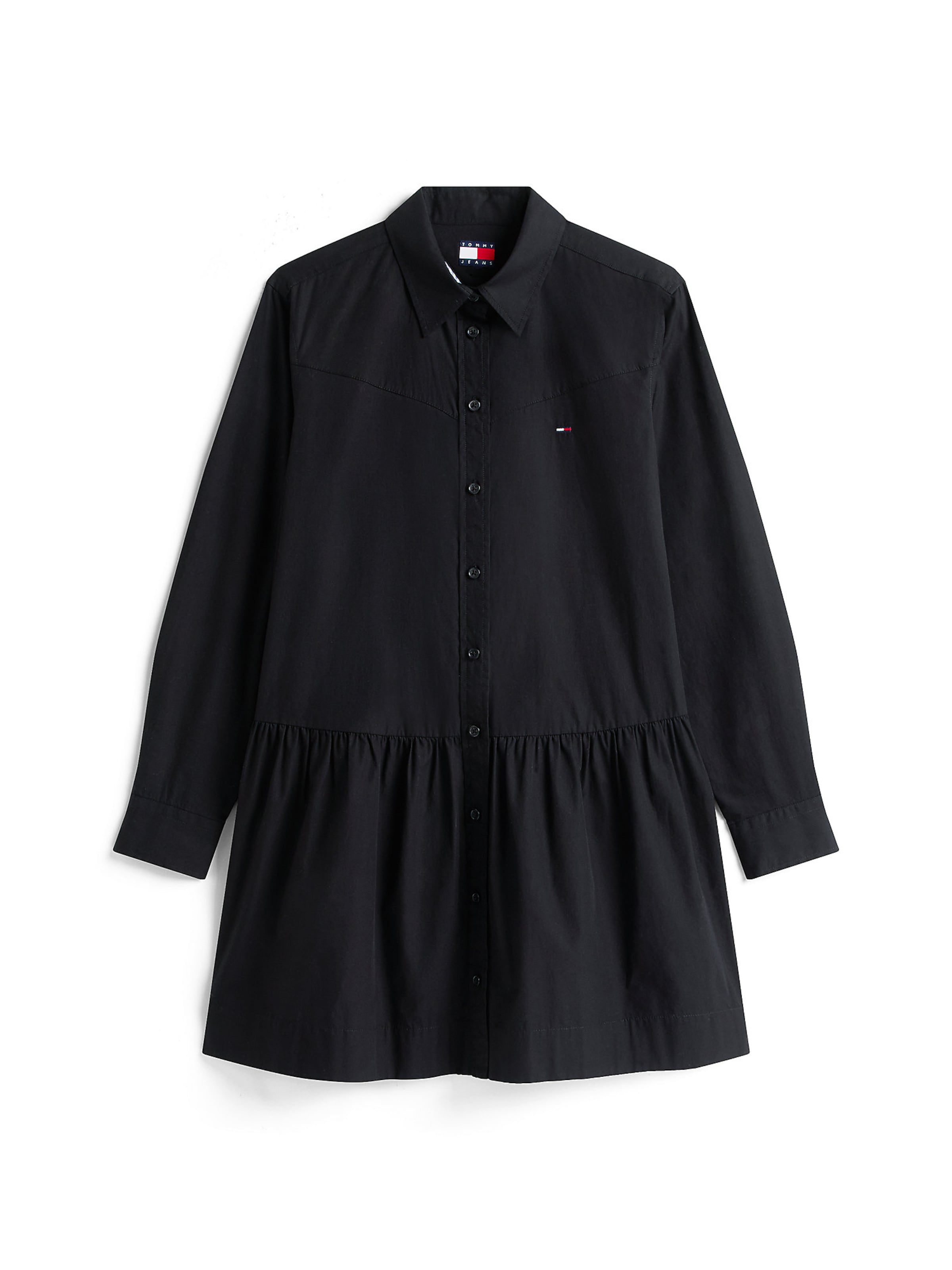 Tommy Jeans Jurk in Zwart: voorkant