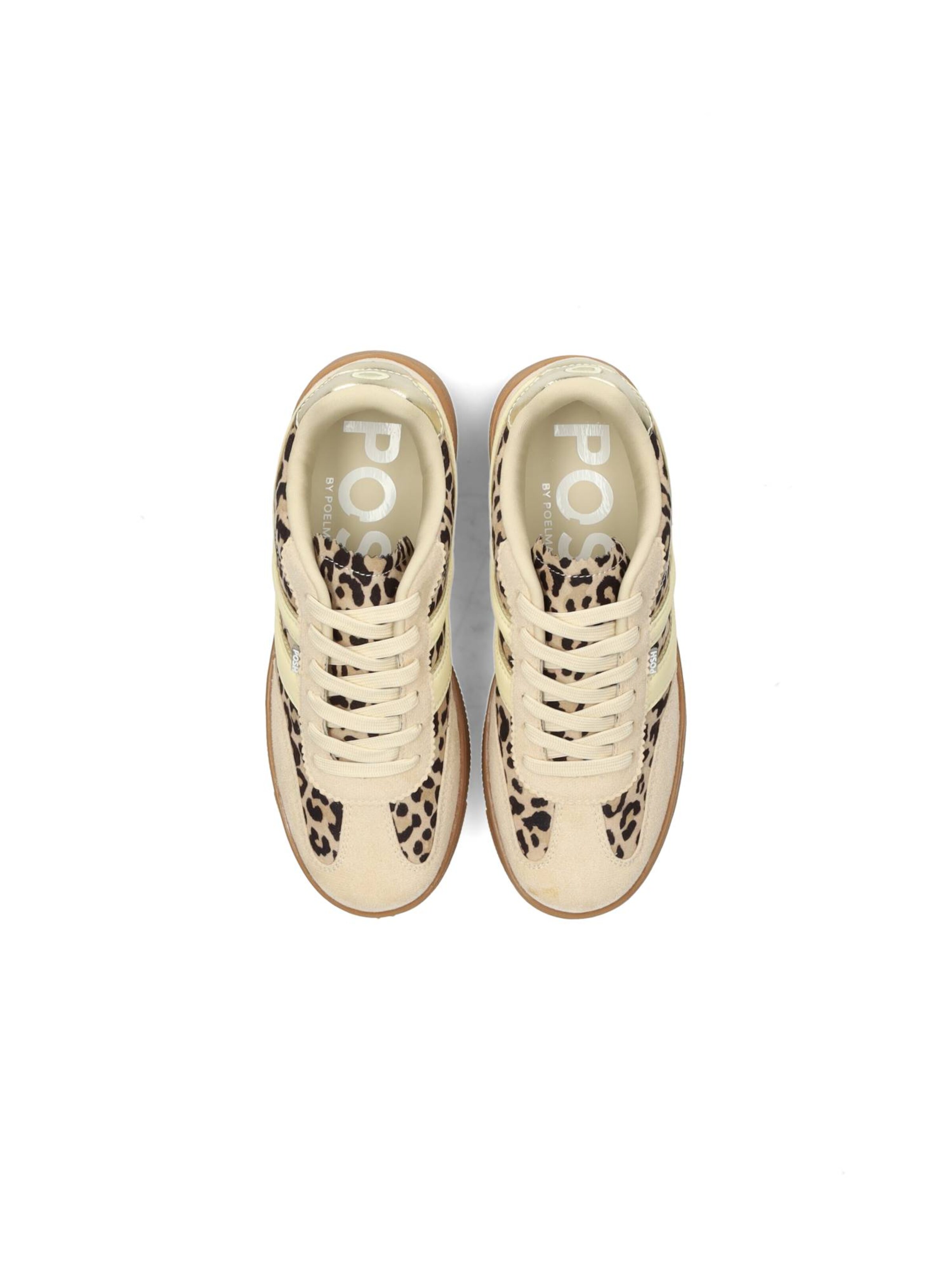 POSH by Poelman Sneakers laag 'Georgia' in Beige