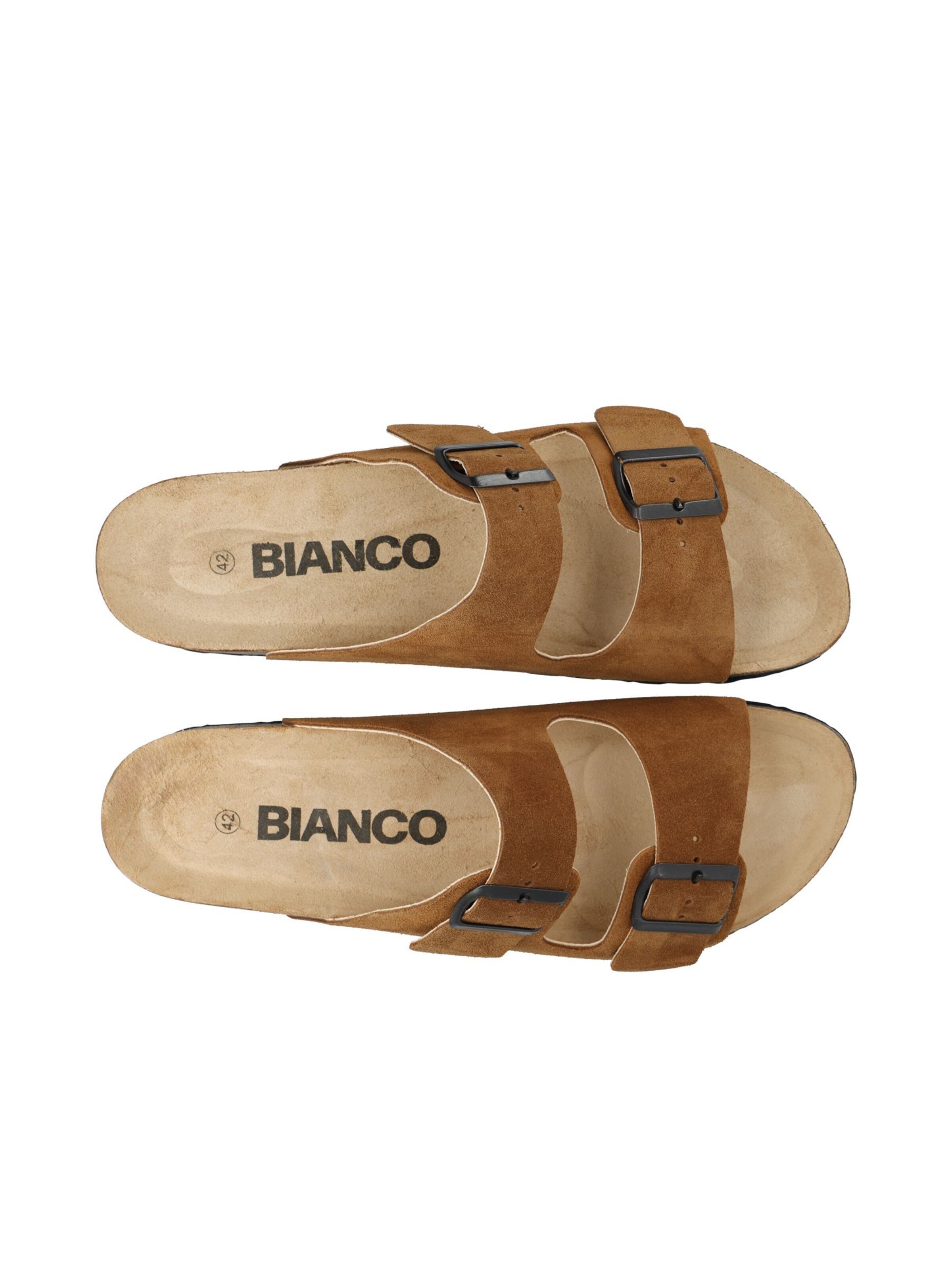 Mule 'Lorenzo' Bianco en marron