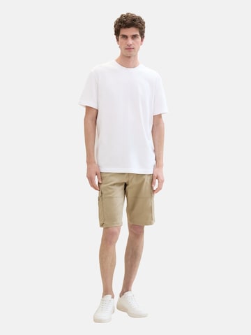 TOM TAILOR Regular Shorts in Beige